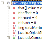 A full tree is shown for return values on method execution.